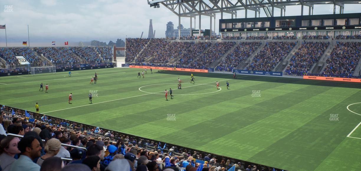 Subaru Park - Section 123 Seat View