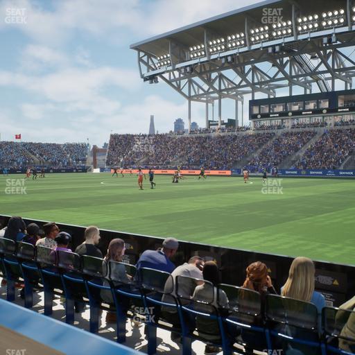 Subaru Park - Section 124 Ada Seat View