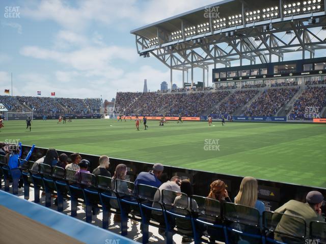 Subaru Park - Section 124 Ada Seat View