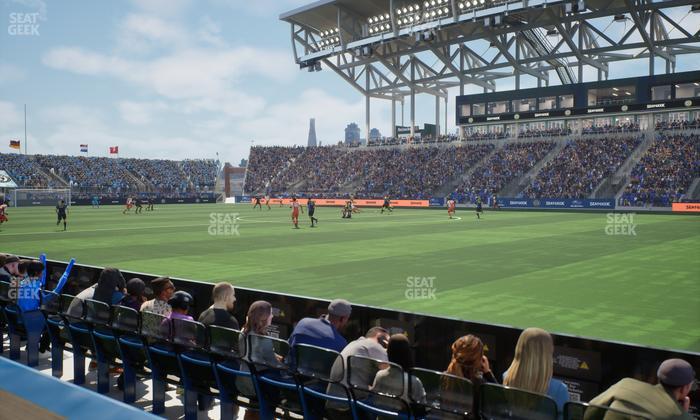 Subaru Park - Section 124 Ada Seat View