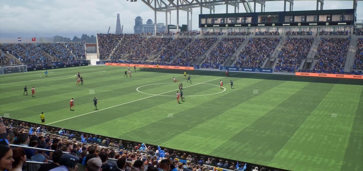 Subaru Park - Section 124 Seat View