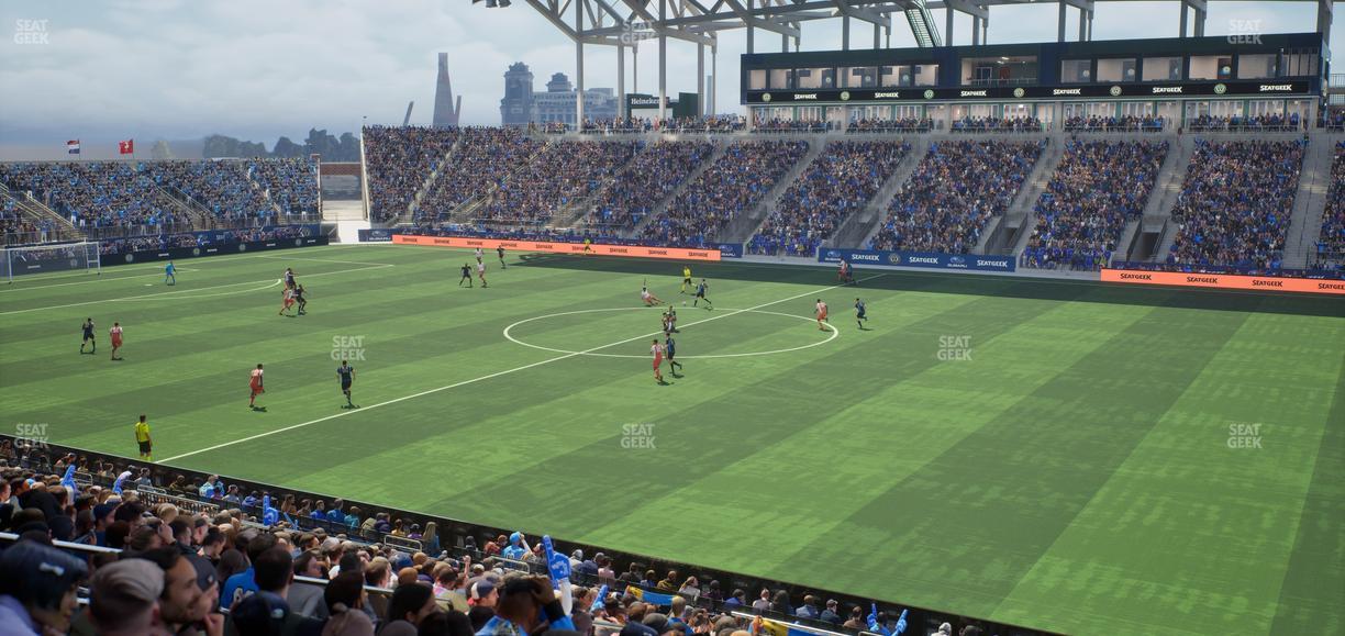 Subaru Park - Section 124 Seat View