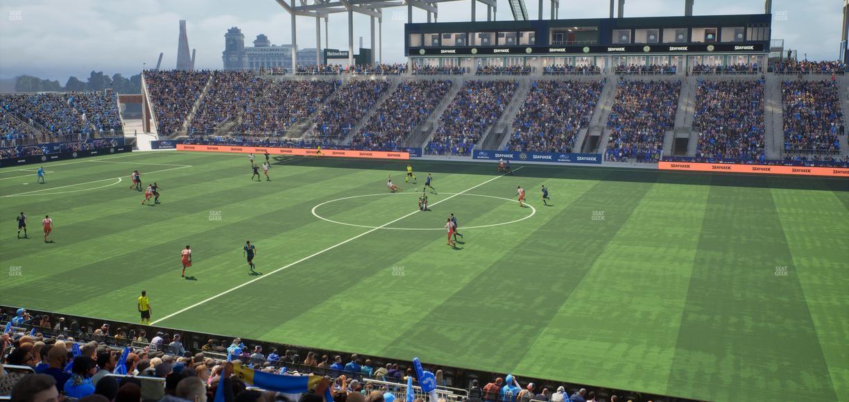 Subaru Park - Section 125 Seat View