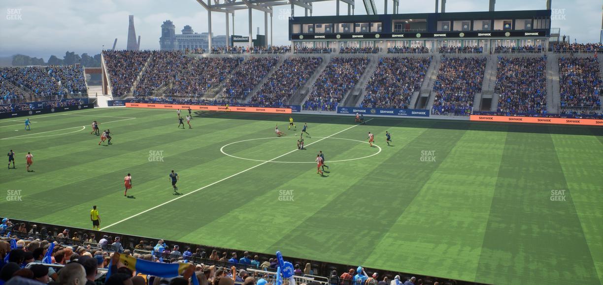 Subaru Park - Section 125 Seat View