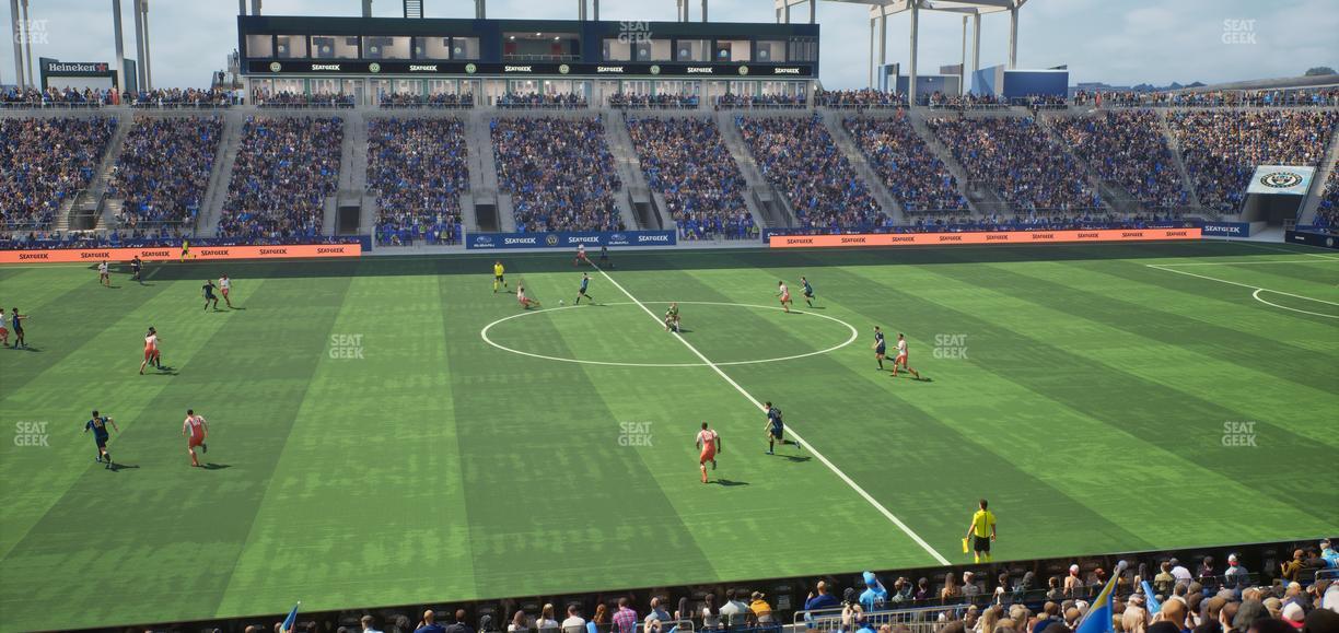 Subaru Park - Section 128 Seat View