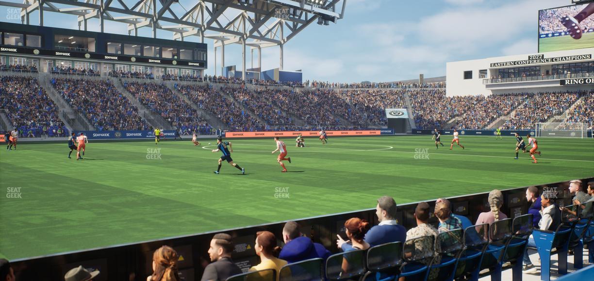 Subaru Park - Section 130 Ada Seat View