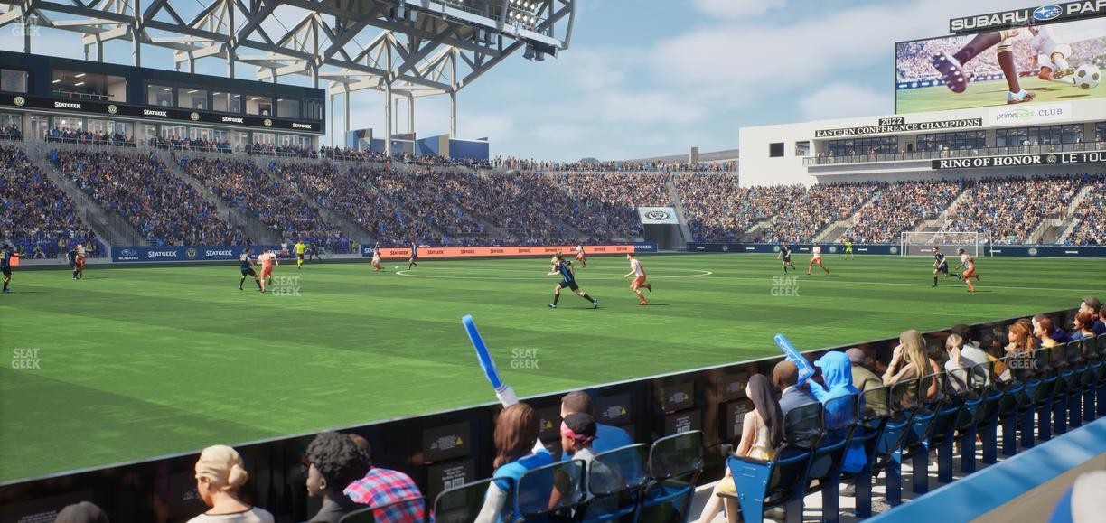 Subaru Park - Section 131 Ada Seat View