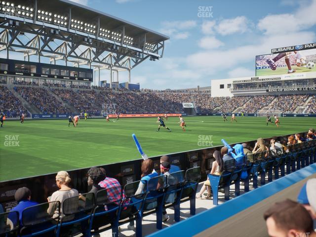 Subaru Park - Section 131 Ada Seat View