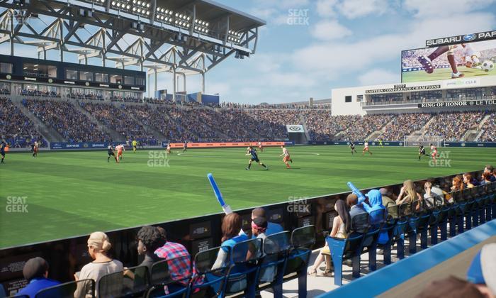 Subaru Park - Section 131 Ada Seat View