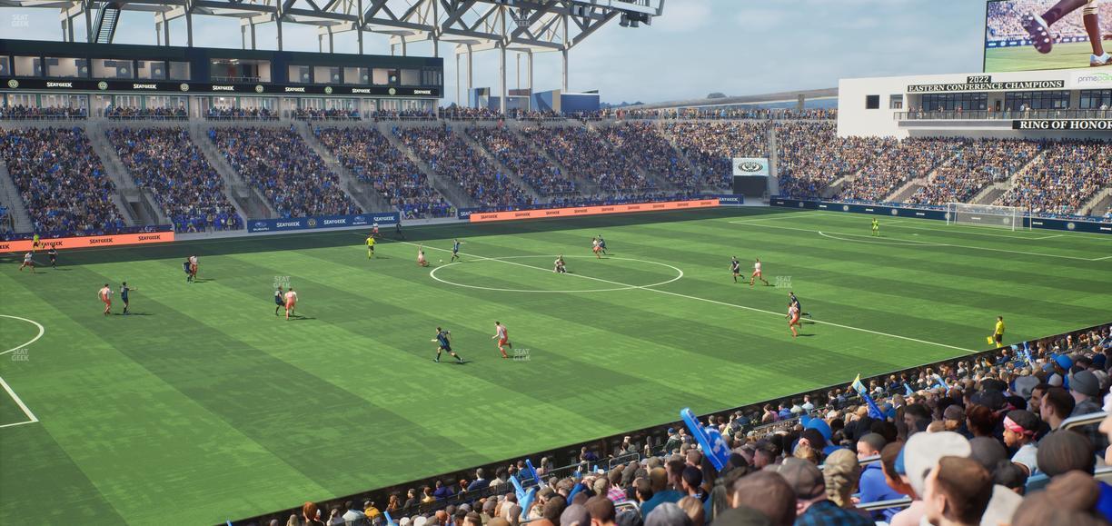 Subaru Park - Section 131 Seat View