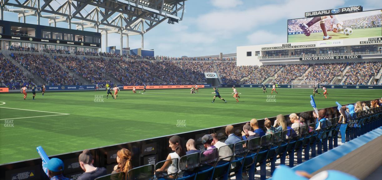 Subaru Park - Section 132 Ada Seat View