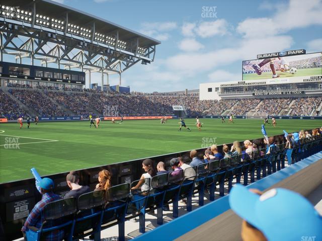 Subaru Park - Section 132 Ada Seat View