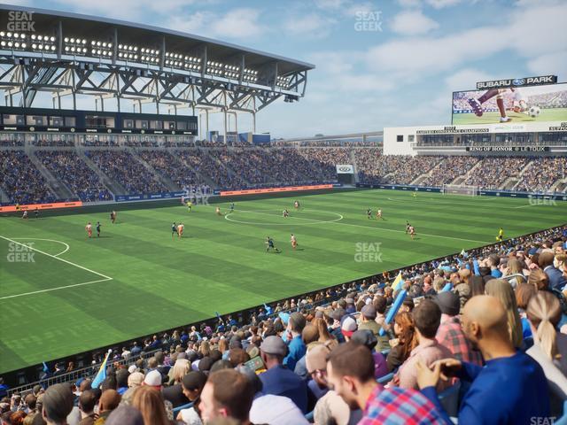 Subaru Park - Section 132 Seat View