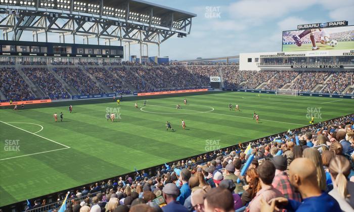 Subaru Park - Section 132 Seat View