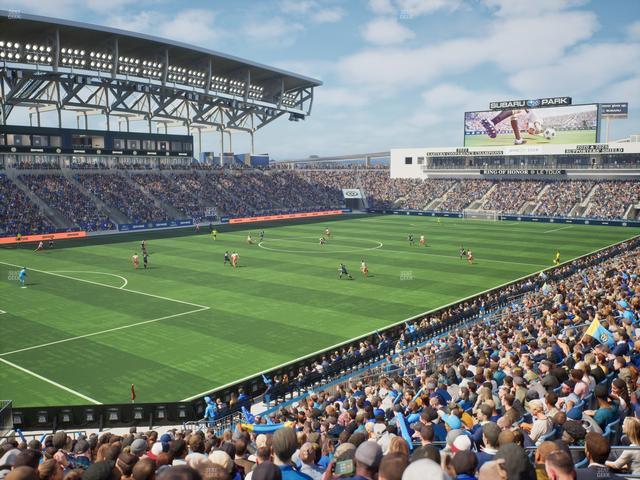 Subaru Park - Section 133 Seat View