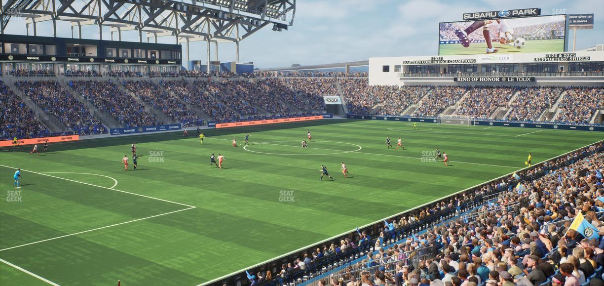 Subaru Park - Section 133 Seat View