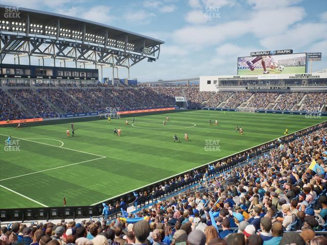 Subaru Park - Section 133 Seat View