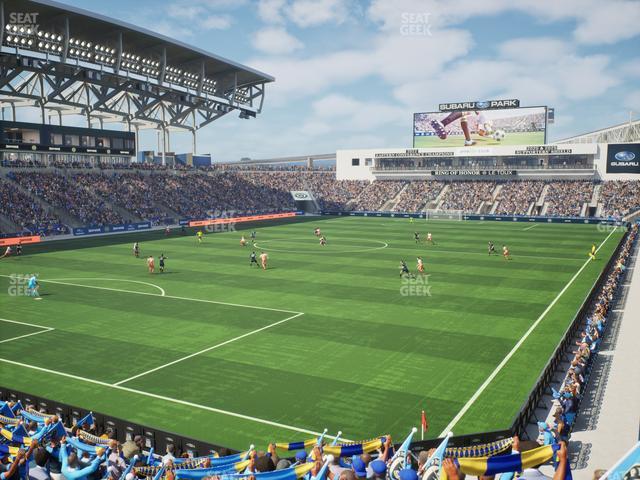 Subaru Park - Section 134 Seat View