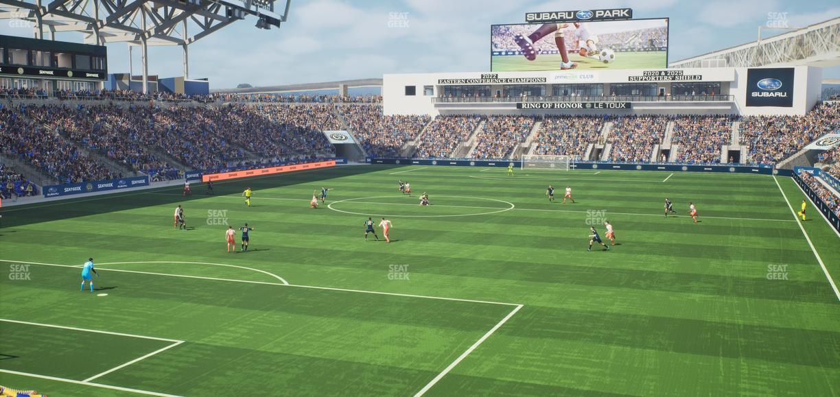 Subaru Park - Section 135 Seat View