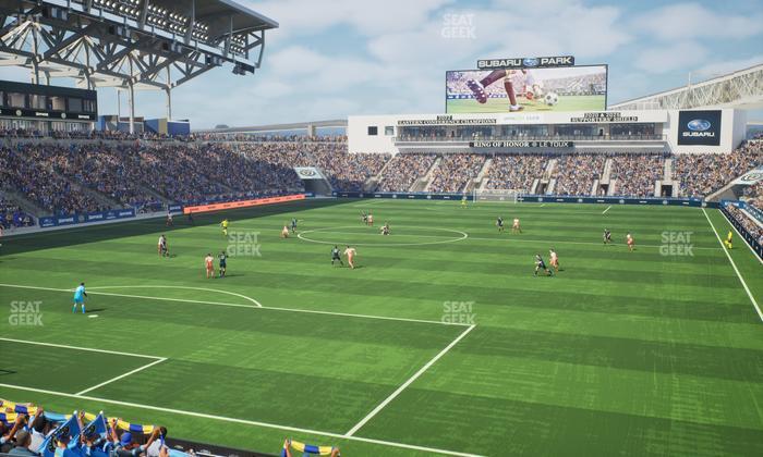 Subaru Park - Section 135 Seat View