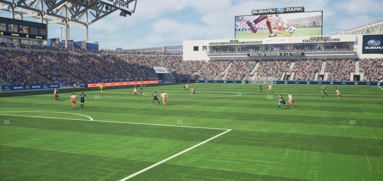 Subaru Park - Section 135 Seat View