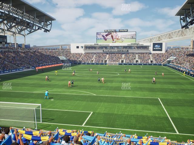 Subaru Park - Section 136 Seat View