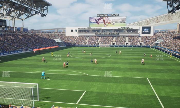 Subaru Park - Section 136 Seat View