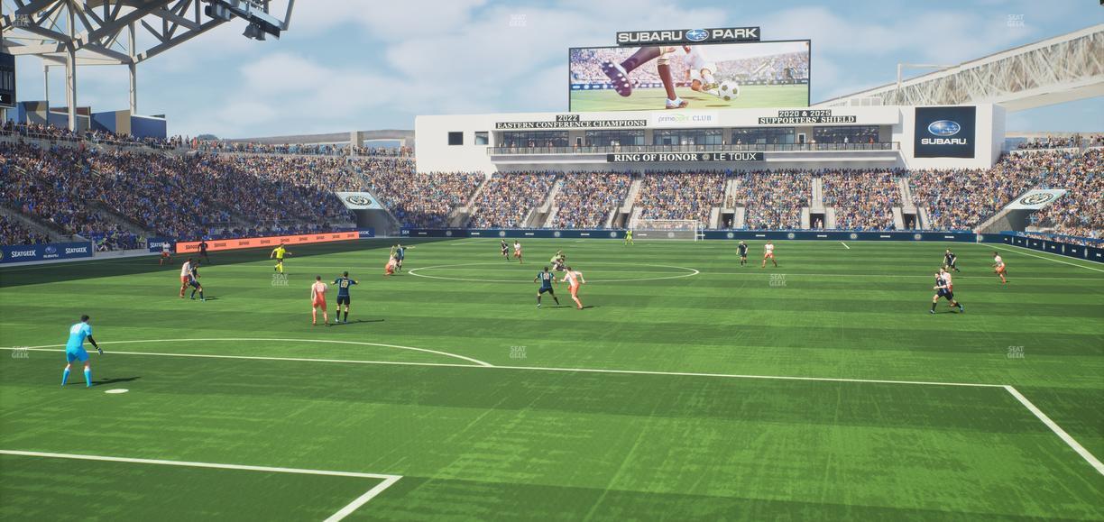 Subaru Park - Section 136 Seat View