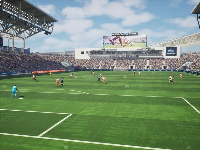 Subaru Park - Section 136 Seat View