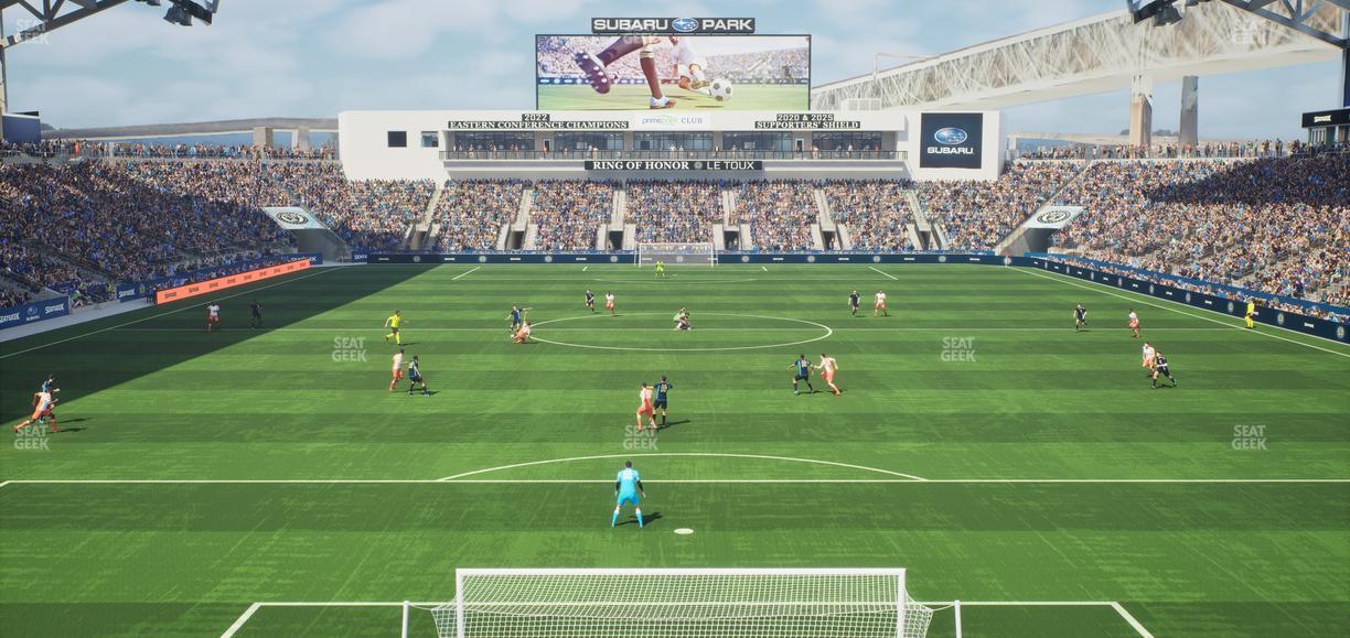 Subaru Park - Section 137 Seat View