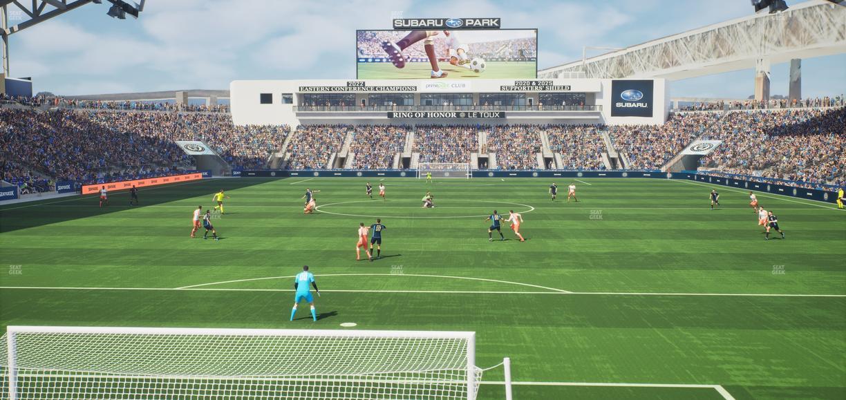 Subaru Park - Section 137 Seat View