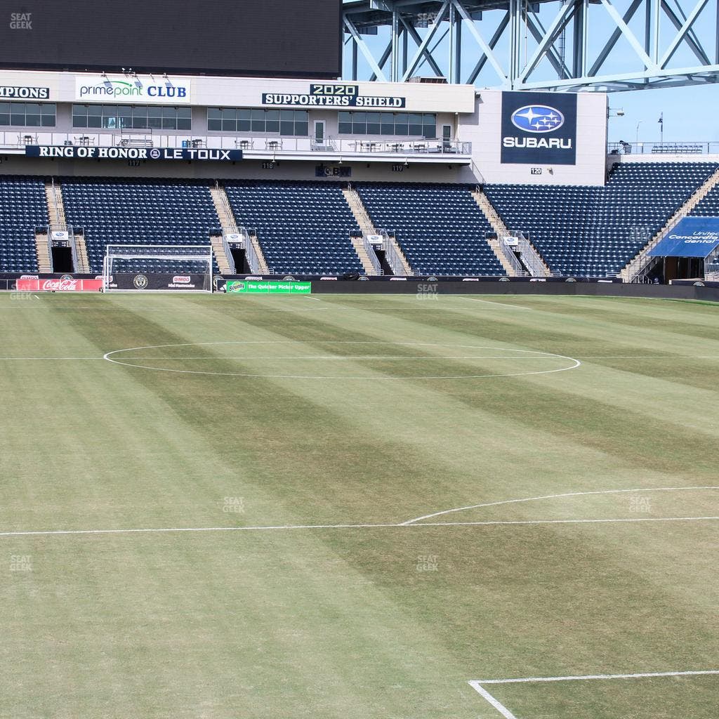 Subaru Park - Section 138 Seat View