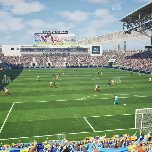 Subaru Park - Section 138 Seat View