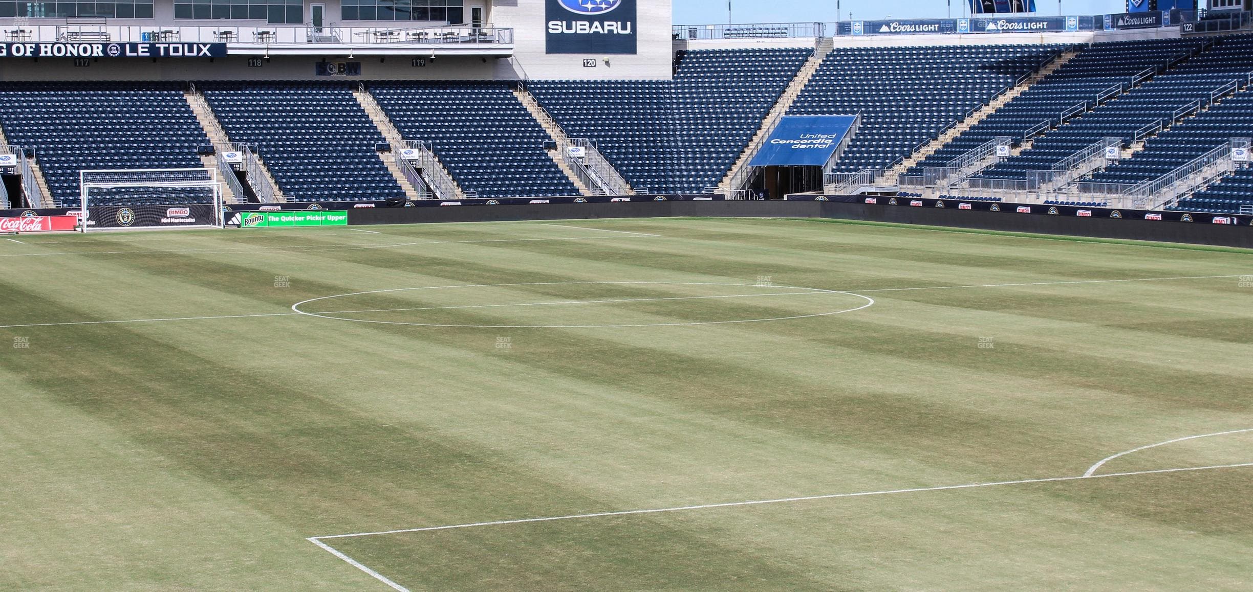 Subaru Park - Section 139 Seat View