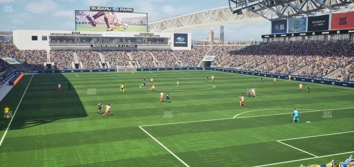 Subaru Park - Section 139 Seat View