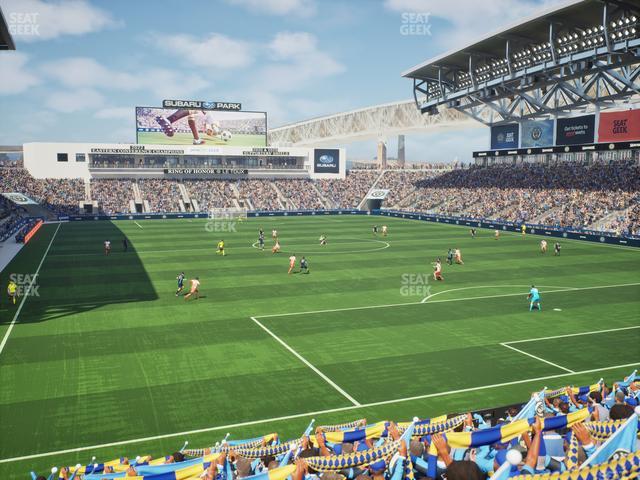 Subaru Park - Section 139 Seat View