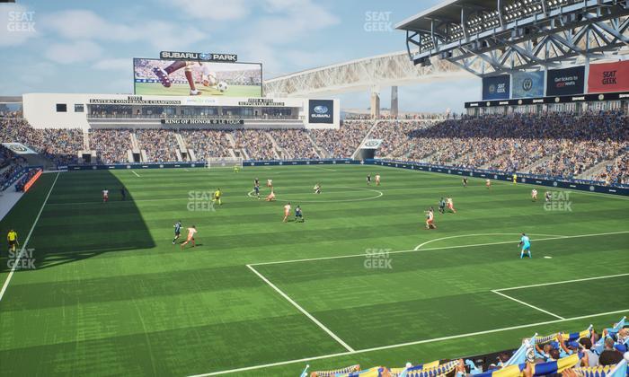 Subaru Park - Section 139 Seat View