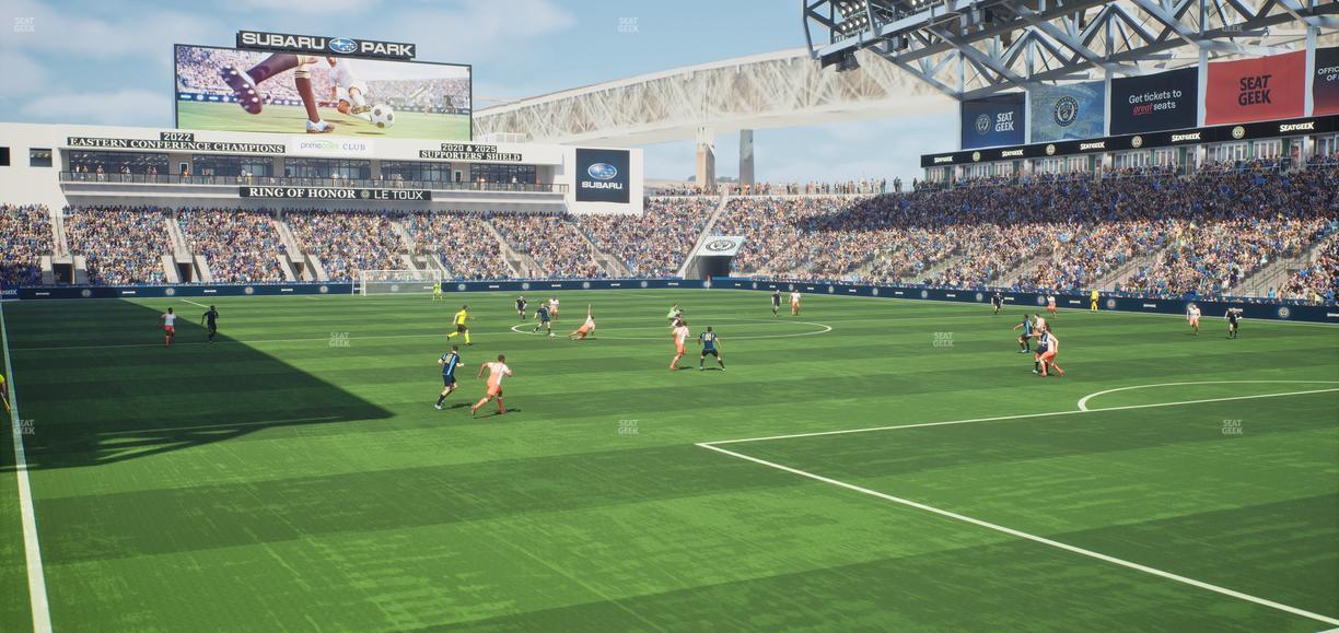 Subaru Park - Section 140 Seat View