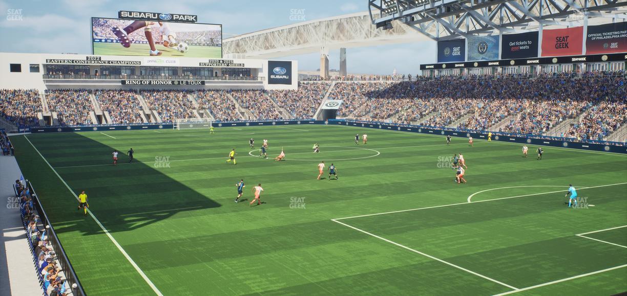 Subaru Park - Section 140 Seat View