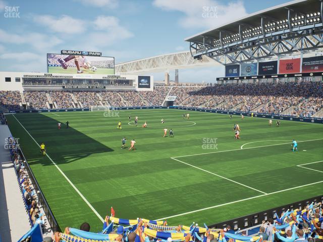 Subaru Park - Section 140 Seat View