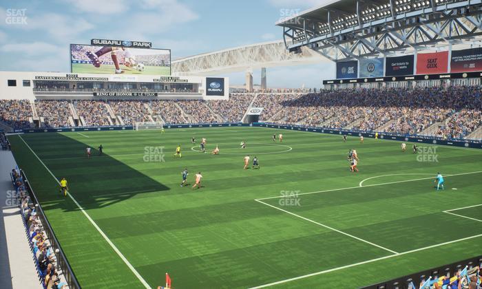 Subaru Park - Section 140 Seat View