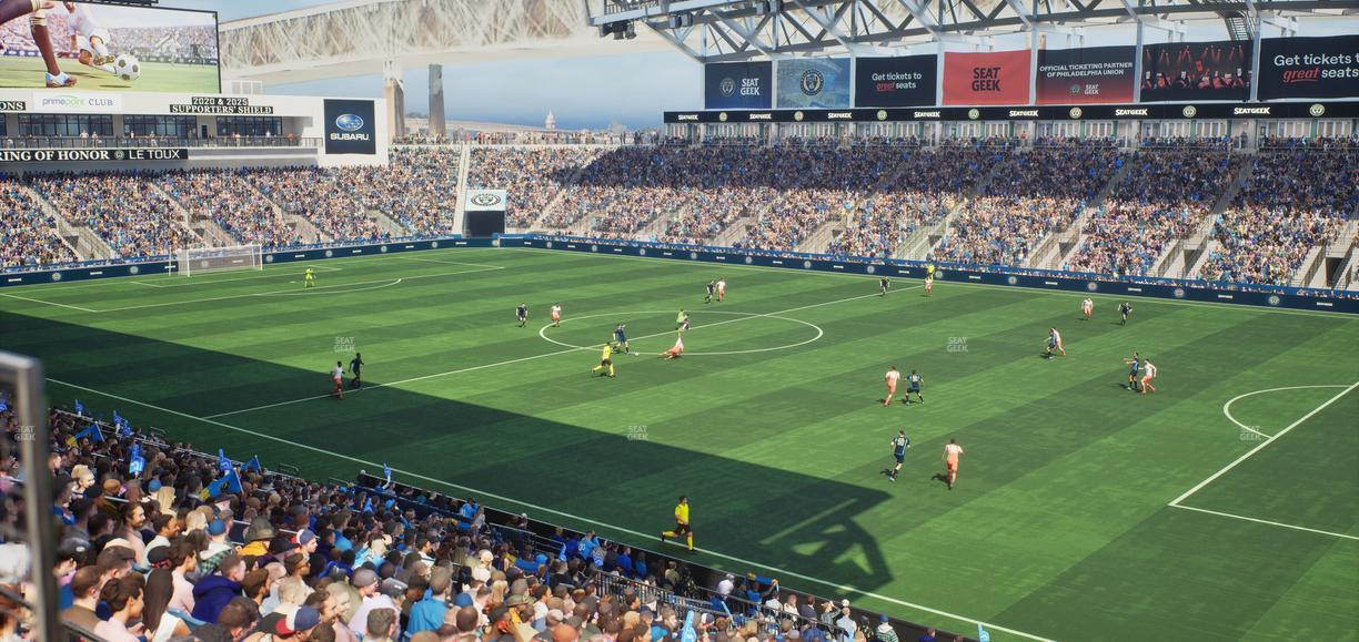 Subaru Park - Section Deck 301 Seat View