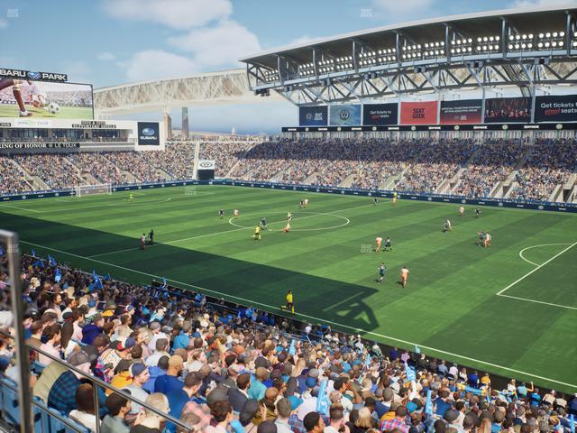 Subaru Park - Section Deck 301 Seat View