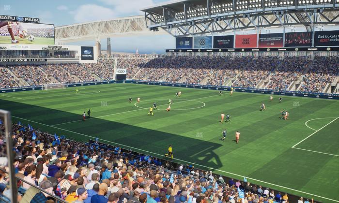 Subaru Park - Section Deck 301 Seat View