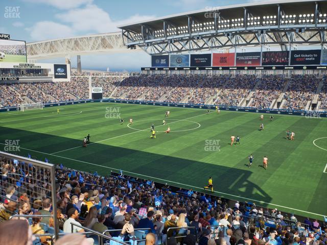 Subaru Park - Section Deck 303 Seat View