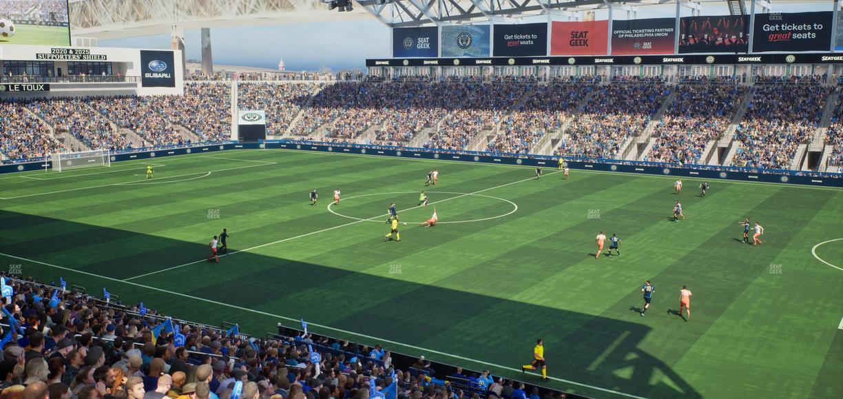 Subaru Park - Section Deck 303 Seat View