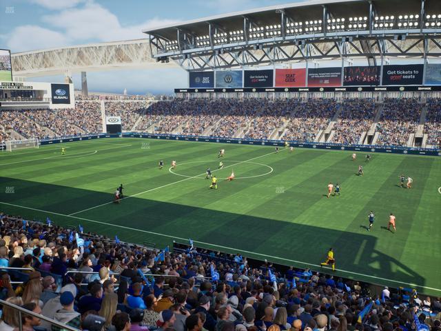 Subaru Park - Section Deck 304 Seat View