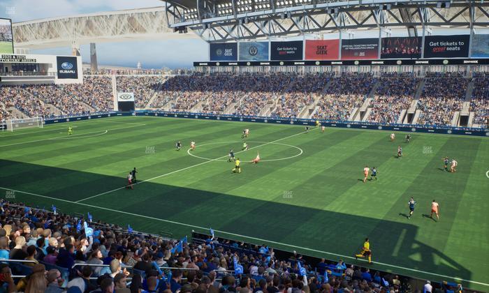 Subaru Park - Section Deck 304 Seat View