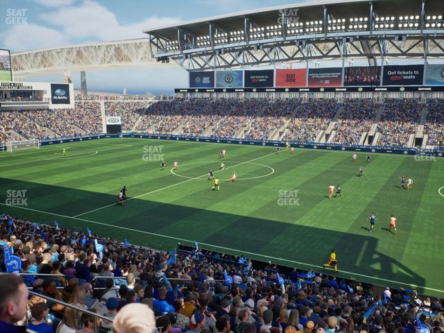 Subaru Park - Section Deck 304 Seat View