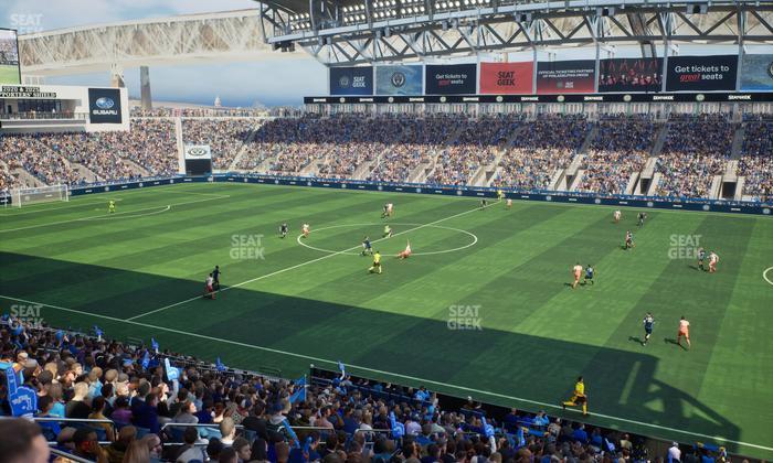 Subaru Park - Section Deck 304 Seat View